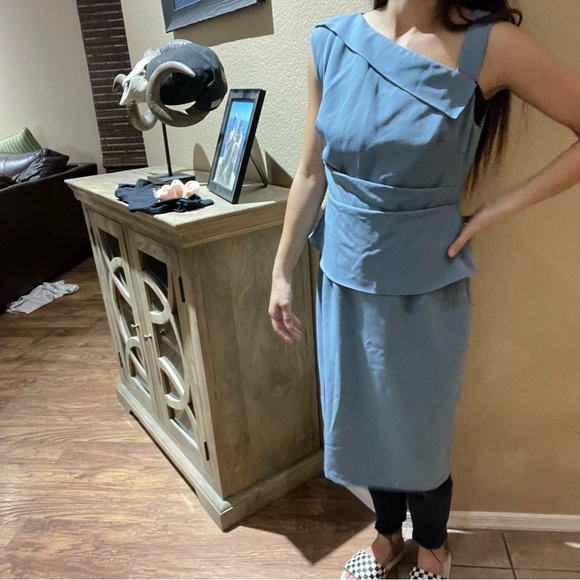 Adrianna PAPELL size 10 formal dress midi length … gorgeous 😘 - Picture 5 of 5